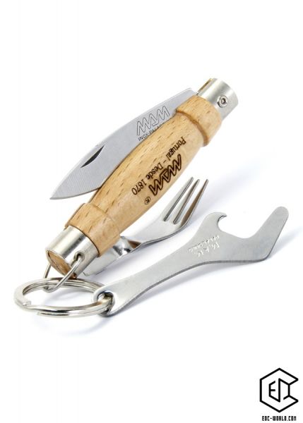 MAM® : Taschenmesser mit Gabel und Flaschenöffner