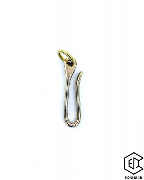 Messing U-Haken mit Ring