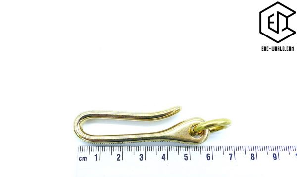 Messing U-Haken mit Ring