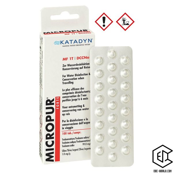 Wasser: Katadyn®, "Micropur Forte MF 1T", 100 Tabletten