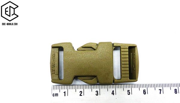 Steckschnalle ITW "Nexus", coyote 20 mm