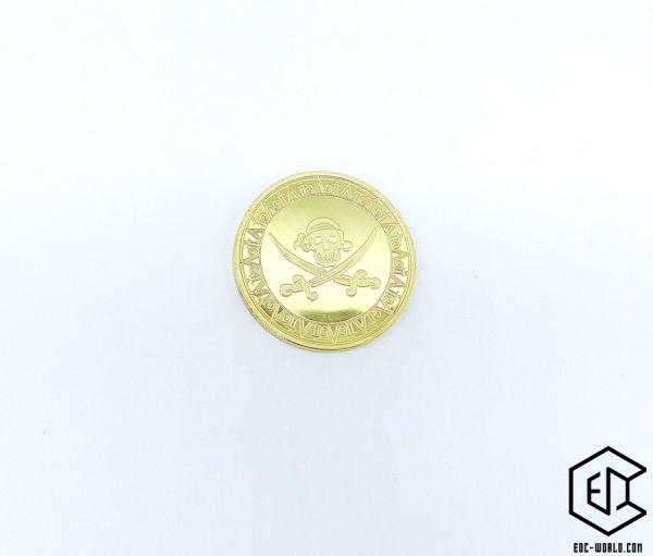 Gold-Piraten-Münze