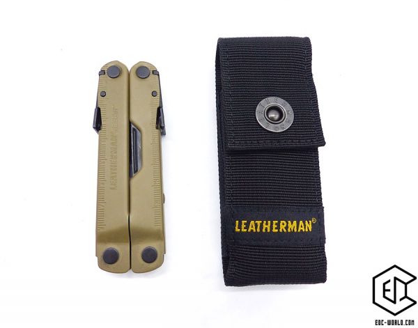 LEATHERMAN® : REBAR® schwarz-coyote tan, 17 Tools,  inklusive Holster