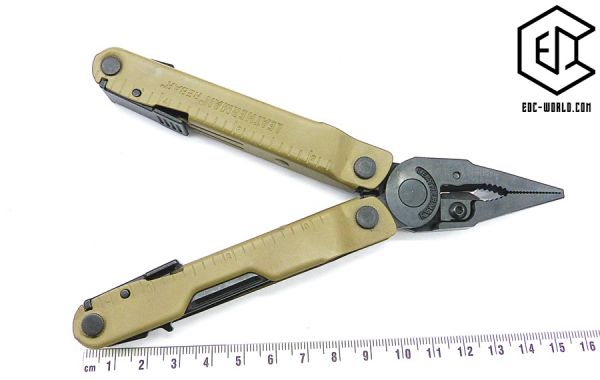 LEATHERMAN® : REBAR® schwarz-coyote tan, 17 Tools,  inklusive Holster
