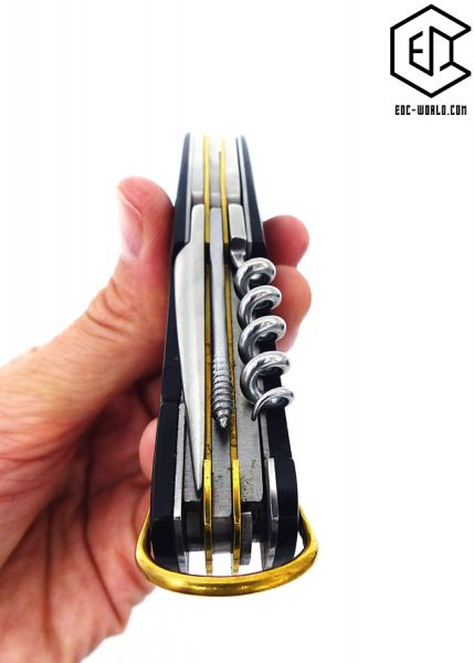 baladéo®: Taschenmesser 'Retro', Griff aus schwarzem Staminaholz