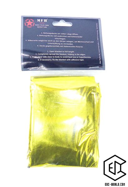 MFH®: Rettungsdecke goldfarben/silber