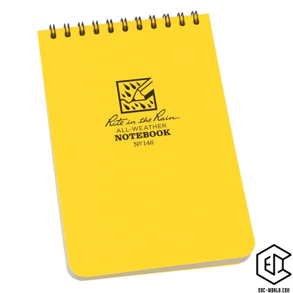 Rite in the Rain®: All-Wetter Notizblock - gelb No. 146