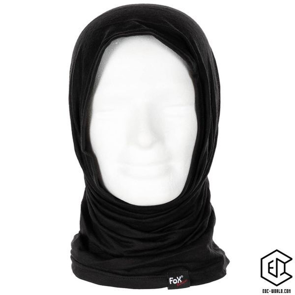 FoX Outdoor® Rundschal, "Merino Lite", schwarz
