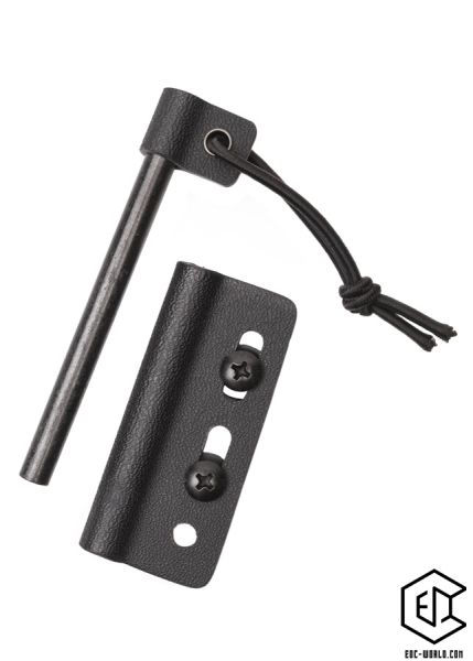 Schnitzel®: Universal Feuerstahl mit Halter