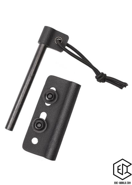 Schnitzel®: Universal Feuerstahl mit Halter
