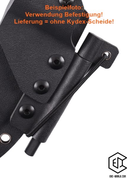 Schnitzel®: Universal Feuerstahl mit Halter