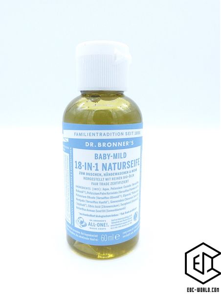 Dr. Bronner's® 18-IN-1 Naturseife Baby Mild Outdoor Seife 60 ml