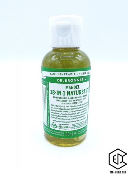 Dr. Bronner's® 18-IN-1 Naturseife Mandel Outdoor Seife 60 ml
