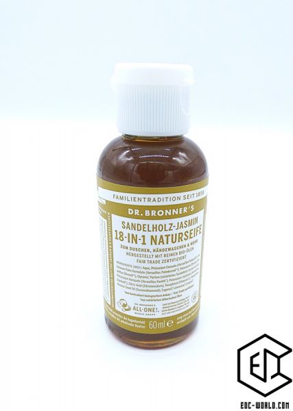 Dr. Bronner's® 18-IN-1 Naturseife Sandelholz-Jasmin Outdoor Seife 60 ml
