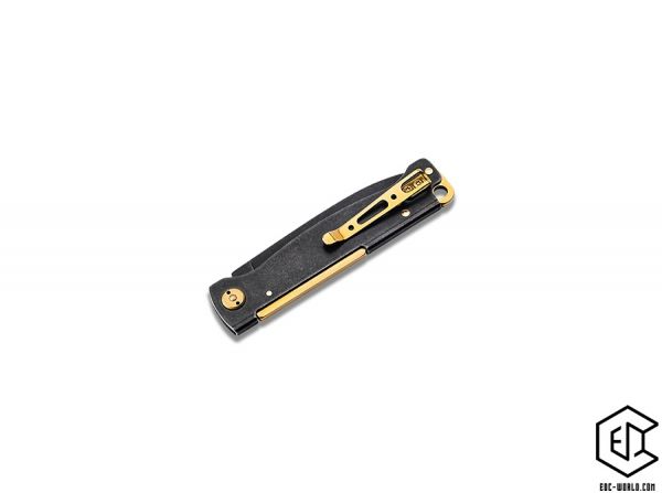 BÖKER PLUS® : Taschenmesser Atlas Black Stonewash Brass