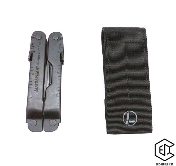LEATHERMAN® : Super Tool® 300 Black, 19 Tools, inklusive Holster