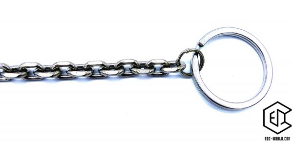 Titan Kurzkette mit Karabiner und Ring