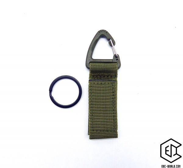 Universalhalter mit Karabiner, oliv, für Gürtel und "Molle"-System