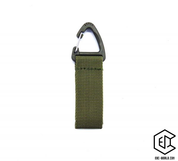 Universalhalter mit Karabiner, oliv, für Gürtel und "Molle"-System