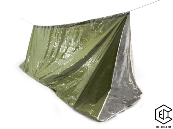 Origin Outdoors®: Survival Zelt grün 3 in 1